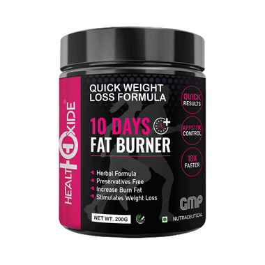 HealthOxide 10 Days Fat Burner Powder For Weight Loss