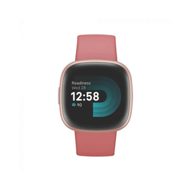Fitbit Versa 4 Fitness Watch Pink Sand or Copper Rose Aluminium