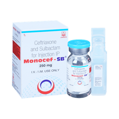 Monocef-SB 250mg/125mg Injection