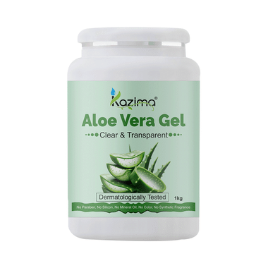 Kazima Pure Aloe Vera Gel For Skin And Hair | Hydrates, Moisturizes & Soothes Irritated Skin