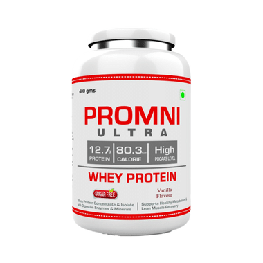 Promni Ultra Whey Protein Powder Vanilla Sugar Free