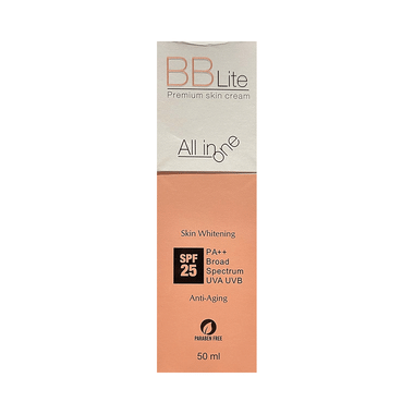 BBLite Premium Skin Whitening & Anti-Ageing Cream | UVA/UVB Protection | SPF 25