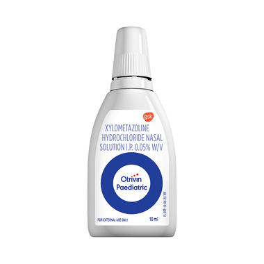 Otrivin Paediatric 0.05% W/v Nasal Drops For Fast Relief From Blocked Nose