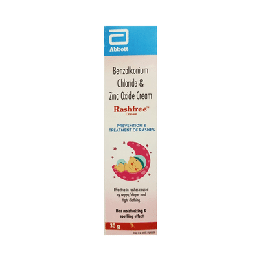 Rashfree Cream | Effective For Rashes Caused By Nappy/Diaper & Tight Clothing