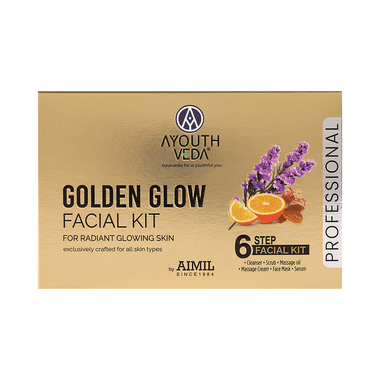 Ayouthveda 6 Steps Golden Glow Facial Kit