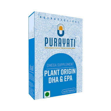 Purayati Omega Supplement Plant Origin  DHA & EAP Tablet