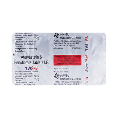 Tvs FB 10mg/160mg Tablet