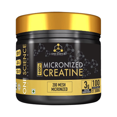 One Science Micronized Creatine Monohydrate Powder