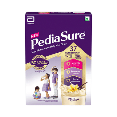 PediaSure Health & Nutrition Drink Powder Scientifically Designed Nutrition for Kids Growth Vanilla Delight
