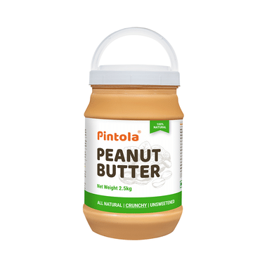 Pintola All Natural Peanut Butter (Unsweetened) Crunchy