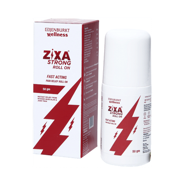 ZIXA Strong Fast Acting Pain Relief Roll On |Dual Action | Heals Back Pain, Muscle Pain, Knee Pain, Joint Pain & Headache  (50gm Each)