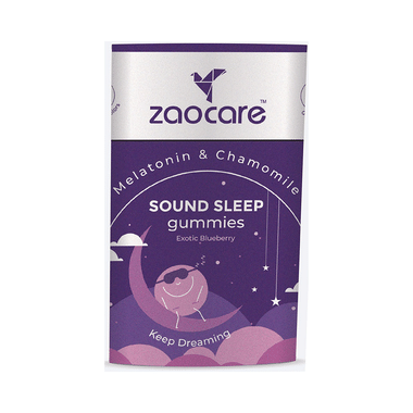 Zaocare Sound Sleep Gummies Exotic Blueberry