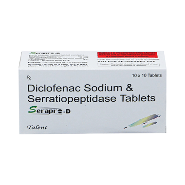 Serapro D 50 mg/10 mg Tablet