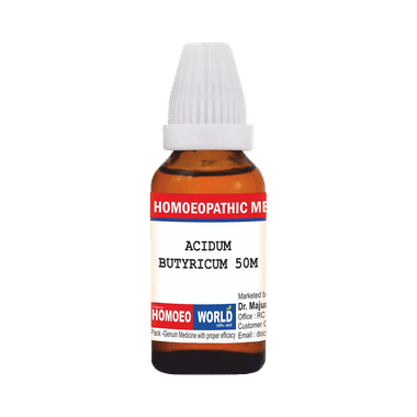 Dr. Majumder Homeo World Acidum Butyricum Dilution(30ml Each) 50M