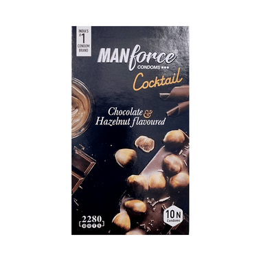 Manforce Chocolate & Hazelnut Dotted-Ring Cocktail Condom