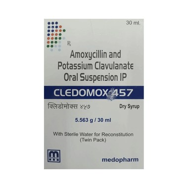 Cledomox 400mg/5ml/57mg/5ml Dry Syrup