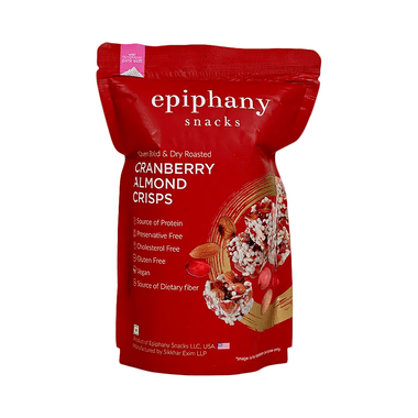 Epiphany Snacks Cranberry Almond Crisps