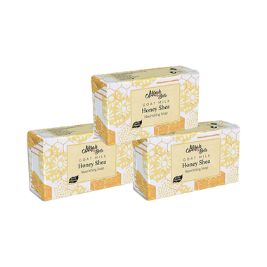 Mirah Belle Goat Milk Soap (125gm Each) Honey Shea