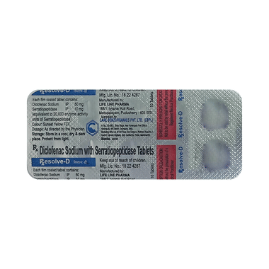 Resolve D 50mg/10mg Tablet