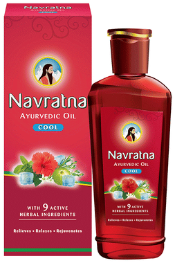 Navratna Cool Ayurvedic Oil | Relieves, Relaxes & Rejuvenates the Body, Mind & Scalp Navratna Cool Ayurvedic Oil | Relieves, Relaxes & Rejuvenates the Body, Mind & Scalp