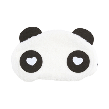 Jenna Sleeping Eye Mask For Insomnia, Meditation And Dark Circles Panda White Heart Eyes