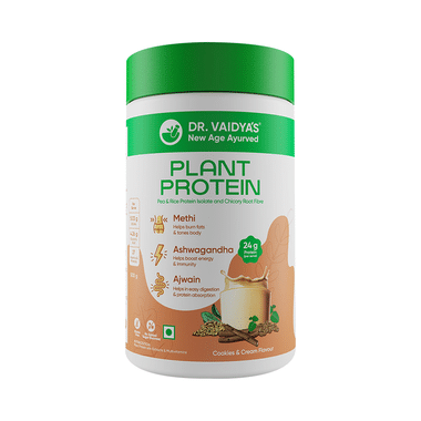 Dr. Vaidya's Plant Protein Powder Cookie And Cream