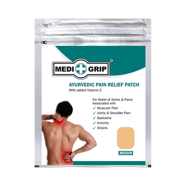 Medigrip Ayurvedic Pain Relief Patch Medium Brown