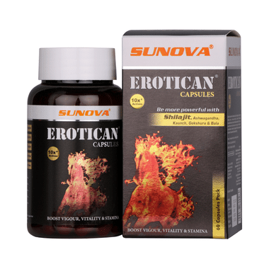 Erotican Capsule For Vigour, Vitality & Stamina Capsule For Vigour, Vitality & Stamina