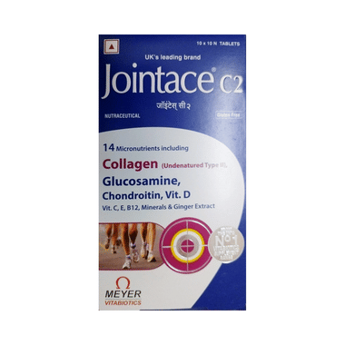Jointace C2 Tablet with Collagen Type II for Joint Health Gluten Free