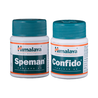 Himalaya Combo Pack of Confido Tablet & Speman Tablet (60 Each)