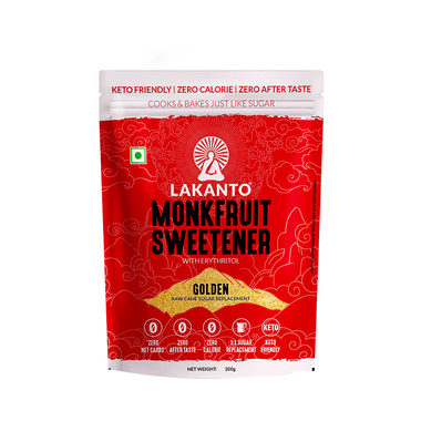 Lakanto Natural Sweetener-Golden Japanese Monkfruit |Sugar Free, Zero Calories, Replace Brown Sugar