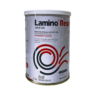 Lamino Respi Powder | Food Supplement For Respiratory Care | Flavour Strawberry