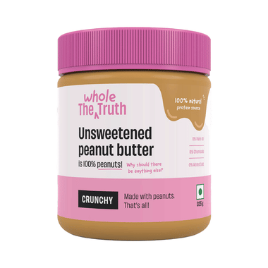 The Whole Truth Unsweetened Peanut Butter Crunchy