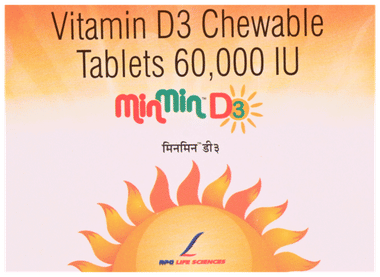Minmin D3 Chewable Tablet Minmin D3 Chewable Tablet