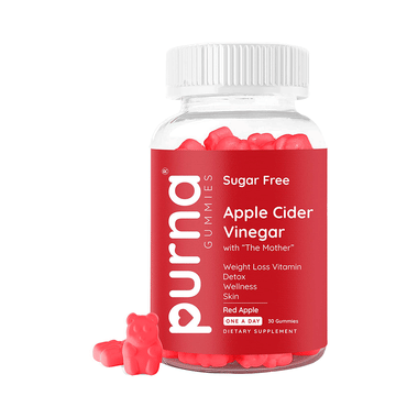 Purna Sugar Free Apple Cider Vinegar Gummies