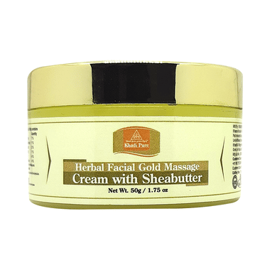 Khadi Pure Facial Gold with Sheabutter Herbal Massage Cream