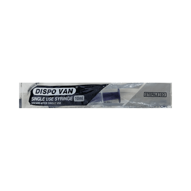 Dispovan 10ml Syringe With Needle 80 X 38mm