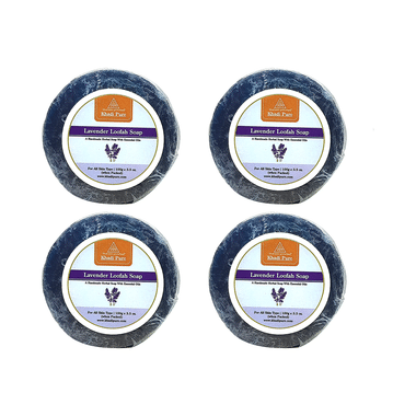 Khadi Pure Lavender Loofah Soap (125gm Each)