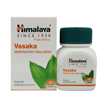 Himalaya Wellness Pure Herbs Vasaka Respiratory Wellness Tablet
