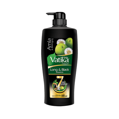 Dabur Vatika Naturals Amla & Bhringraj Long & Black Shampoo