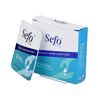 Sefolife Instant Hand Sanitizer (1.2ml Each)