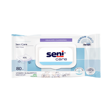 Seni Care Wet Wipes With Vitamin E & Allantoin | Ph-Balanced
