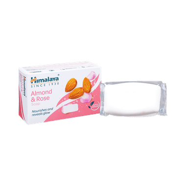 Himalaya Almond & Rose Soap | For Skin Nourishment & Glow
