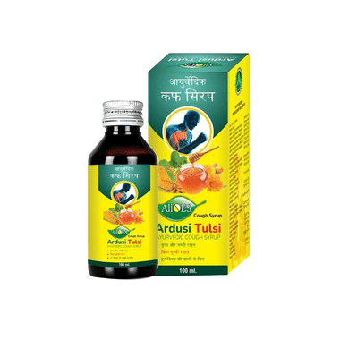 Alloes Ayurvedic Cough Syrup with Ardusi Tulsi & Honey