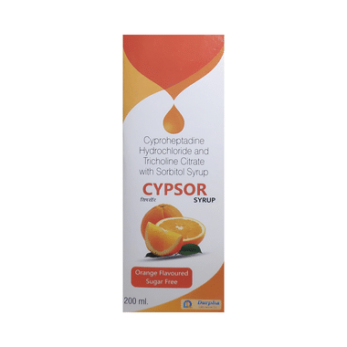 Cypsor Syrup Orange Sugar Free