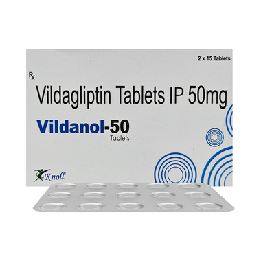 विल्डानोल 50mg टैबलेट