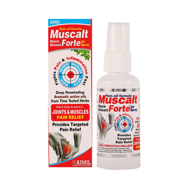 Aimil Muscalt Forte Oil Spray | Relieves Joint & Muscle Pain