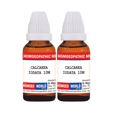 Dr. Majumder Homeo World Calcarea Iodata Dilution(30ml Each) 10M