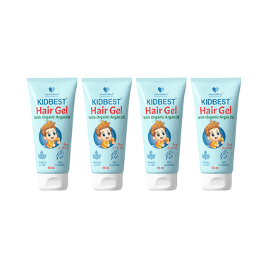 HealthBest  Kidbest Hair Gel With Organic Argan Oil Boys 3 To 13 Yrs (50ml Each)