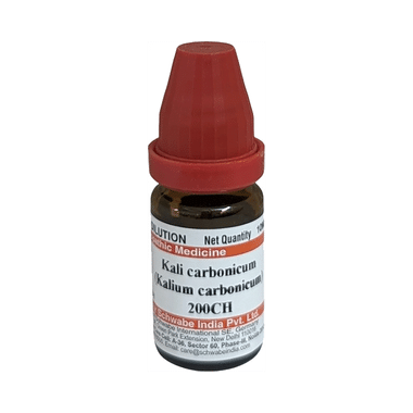 Dr Willmar Schwabe India Kali Carbonicum Dilution 200 CH